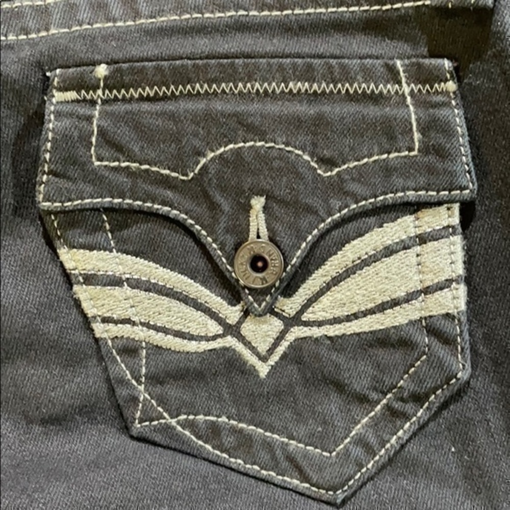 Lucky Brand Dungarees | Black Embroidered … - Picture 3 of 8